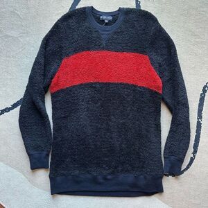 NWT Brooks Brothers‎ Navy Red Stripe Wool Blend Sweater Size XXL